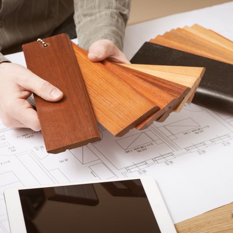 Stain Samples for Hardwood Furniture