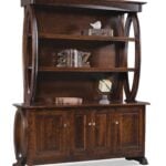Politician's Credenza with Hutch