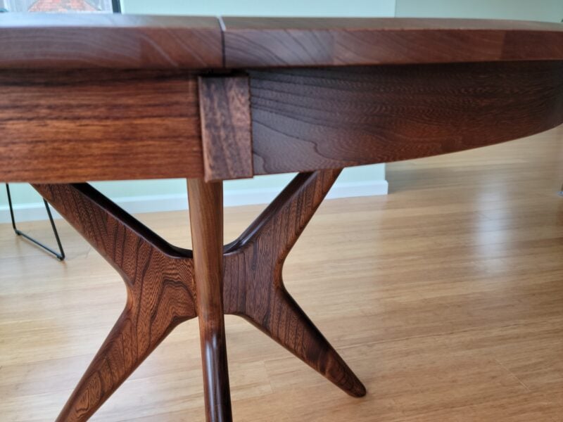 Westin Table in Elm Wood with Michael's Cherry Stain - Customer Image 3