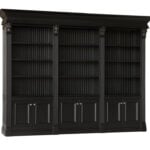 Kings Library with Beadboard in Ebony