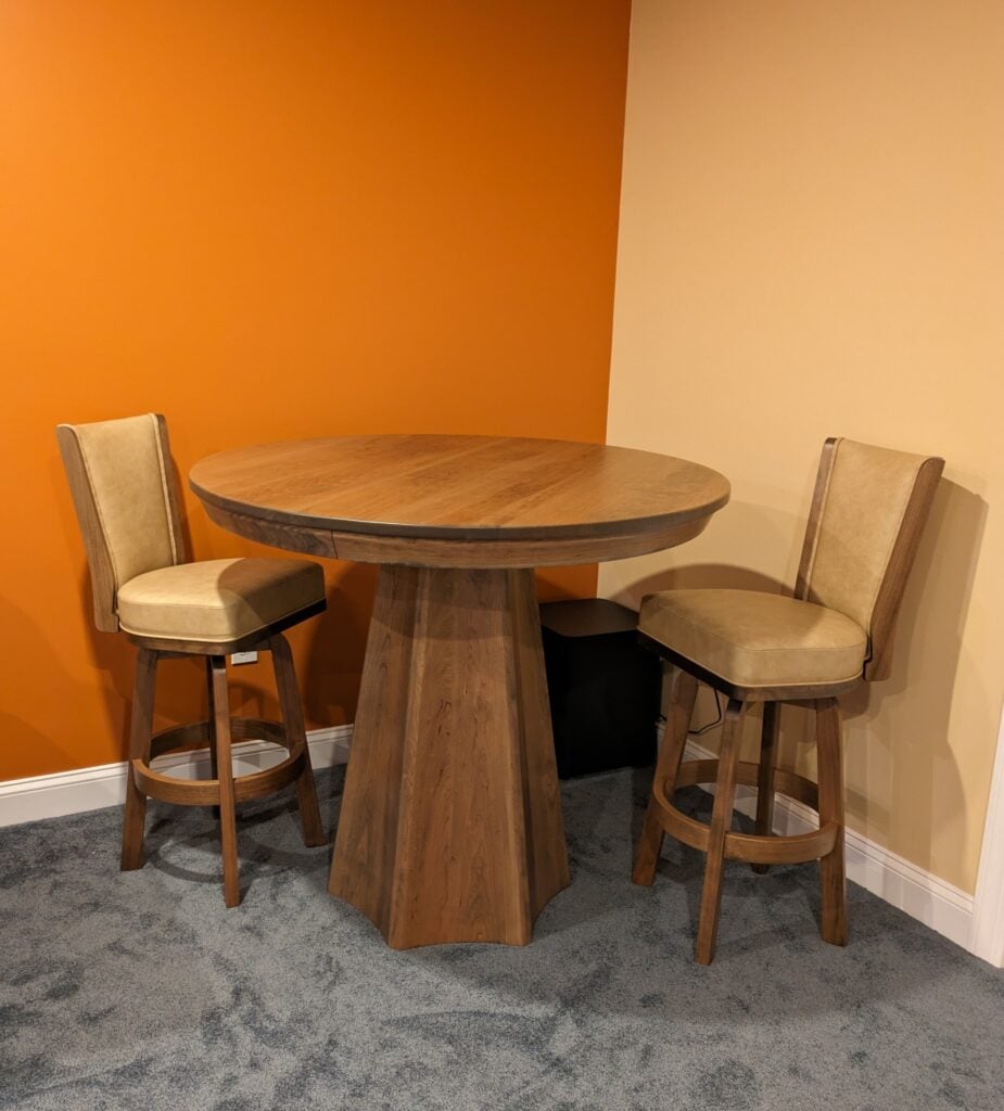 Armstrong Table Bar Height Cherry Wood Stain Bel Air Stain