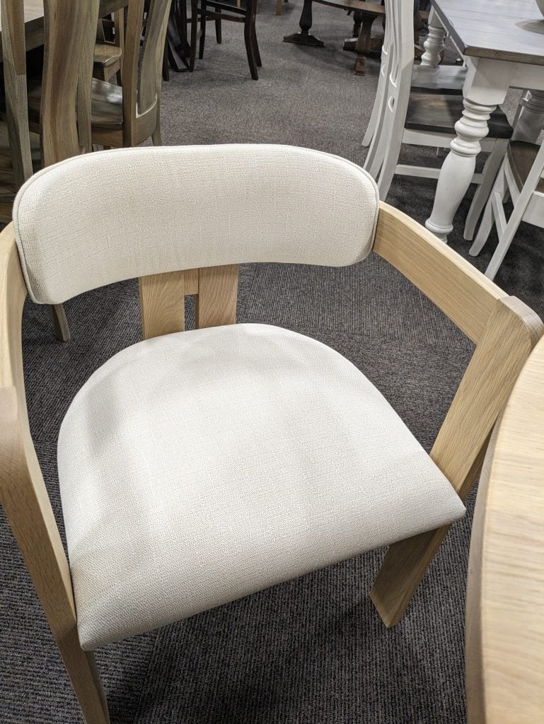 Kevin Chair in Quarter Sawn White Oak Top View