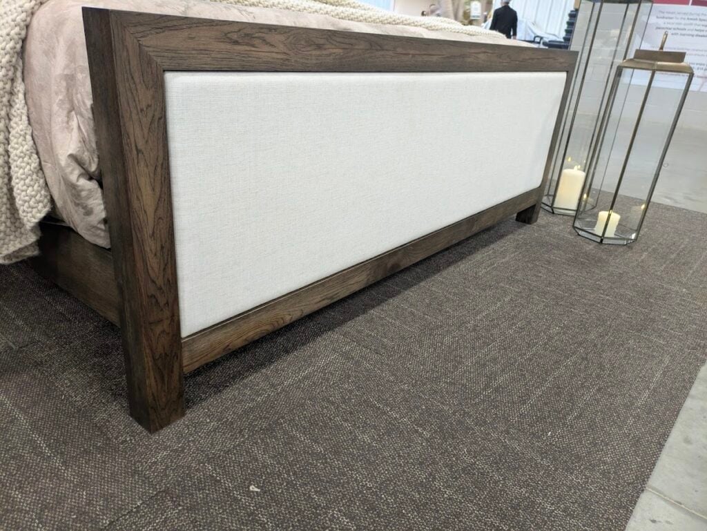 shown in rustic hickory shadow  20 sheen