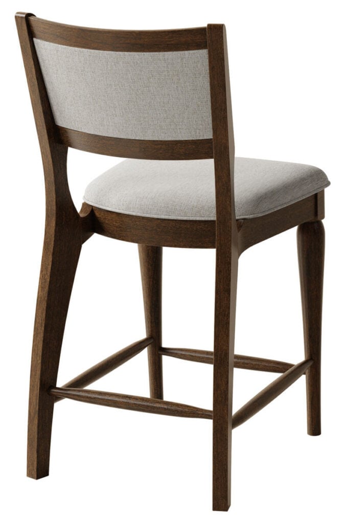 charlotte bar chair back view