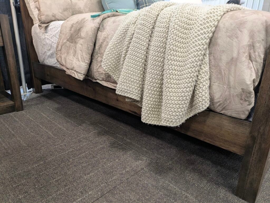 shown in rustic hickory shadow  20 sheen