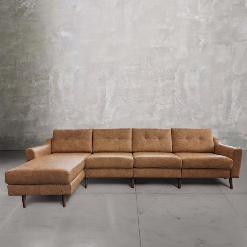 Sophia 4 Seater Sofa with Chaise Lounge