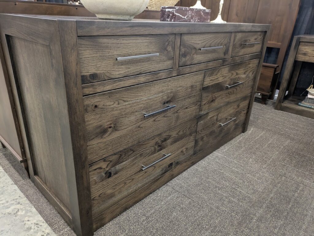 shown in rustic hickory shadow  20 sheen