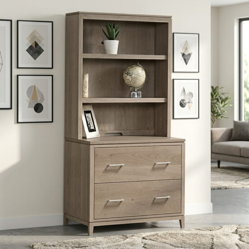 Vincent Bookcase and Lateral File