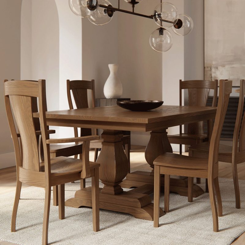 Olivia Double Pedestal Table