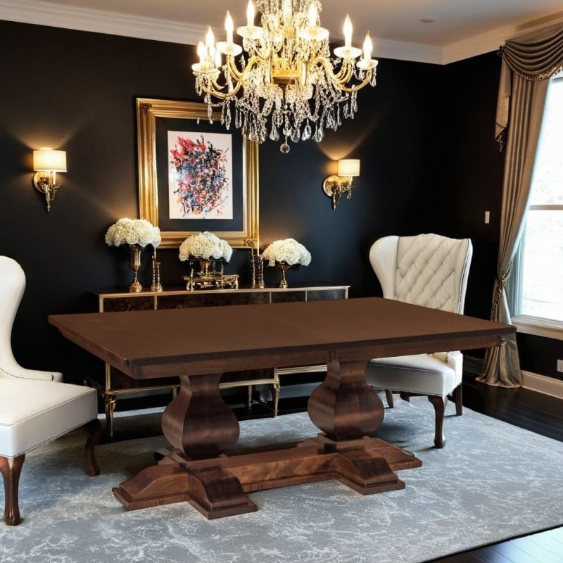 Barristan Double Pedestal Table