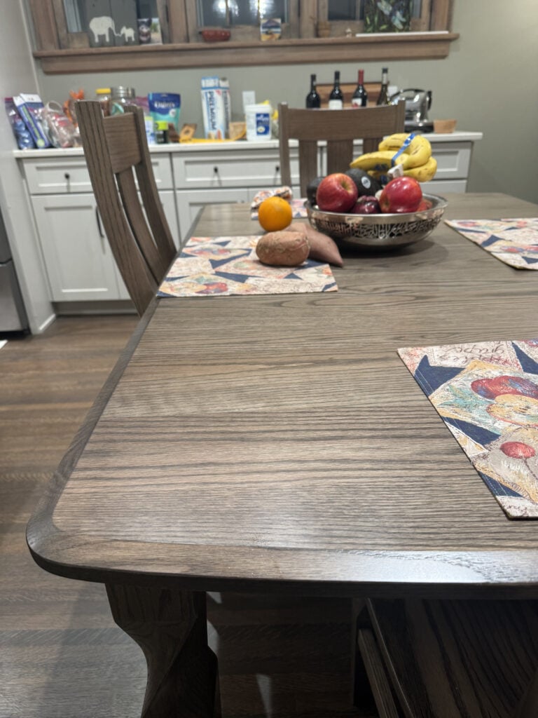 Shown in Oak Wood with Carbon Stain