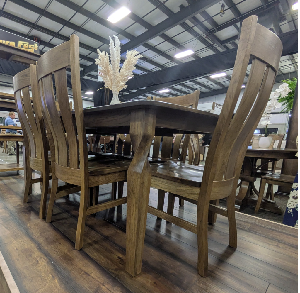 Shown in Sap Cherry with OCS 110 Medium Cherry Stain