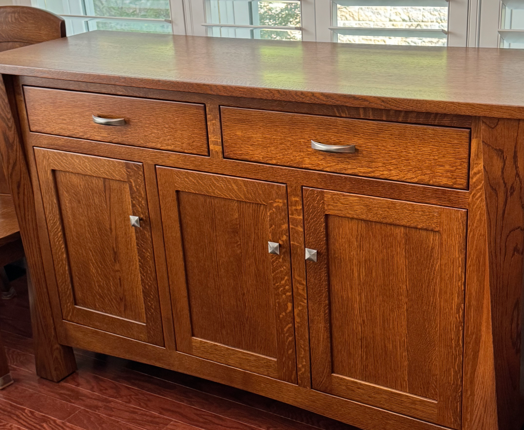 Quarter Sawn White Oak Drawers in Michael's Cherry