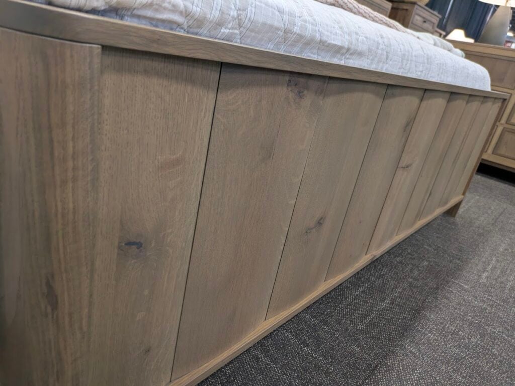 Shown in Rustic Quarter Sawn White Oak