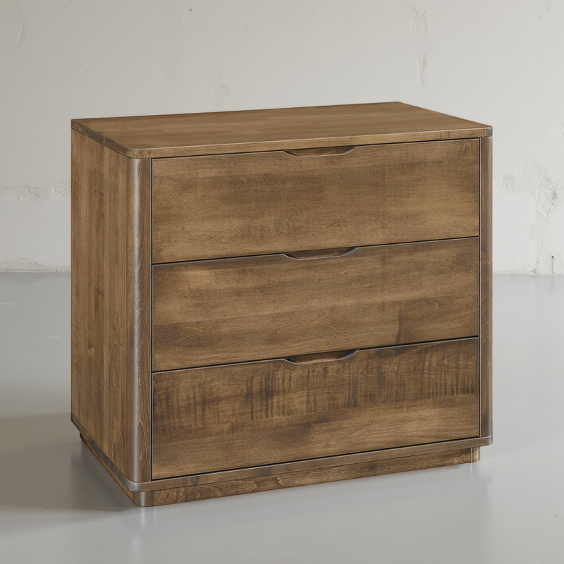 Luna 3 Drawer Nightstand