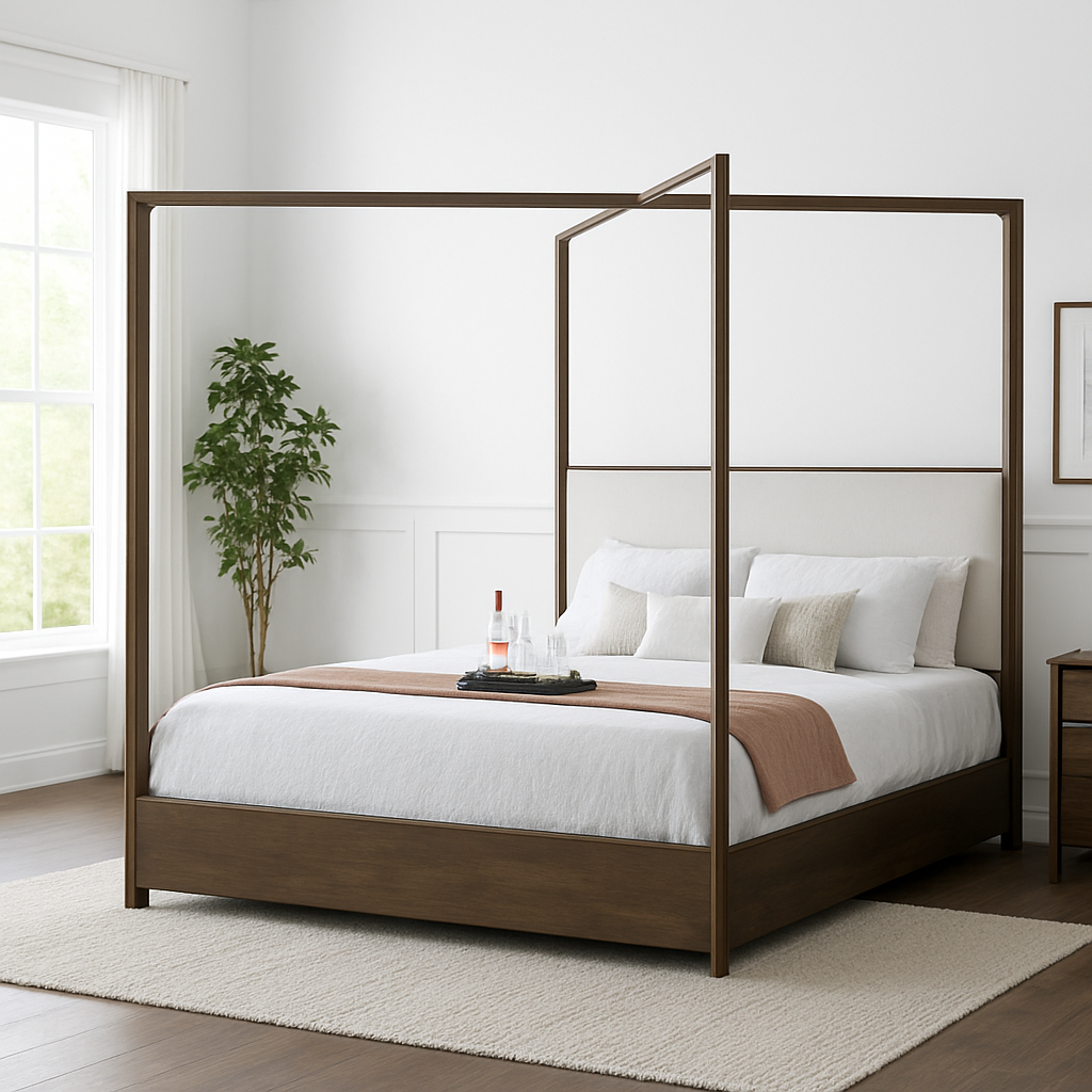 Luna Platform Canopy Bed