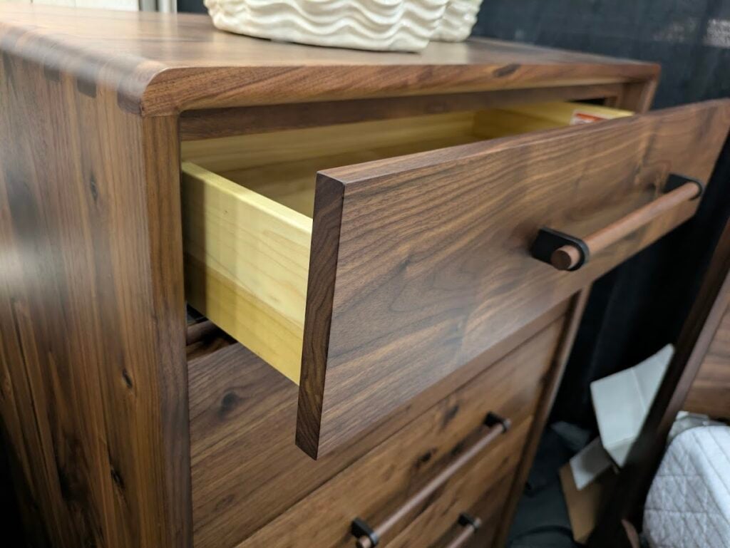 Shown in Rustic Walnut Natural Stain