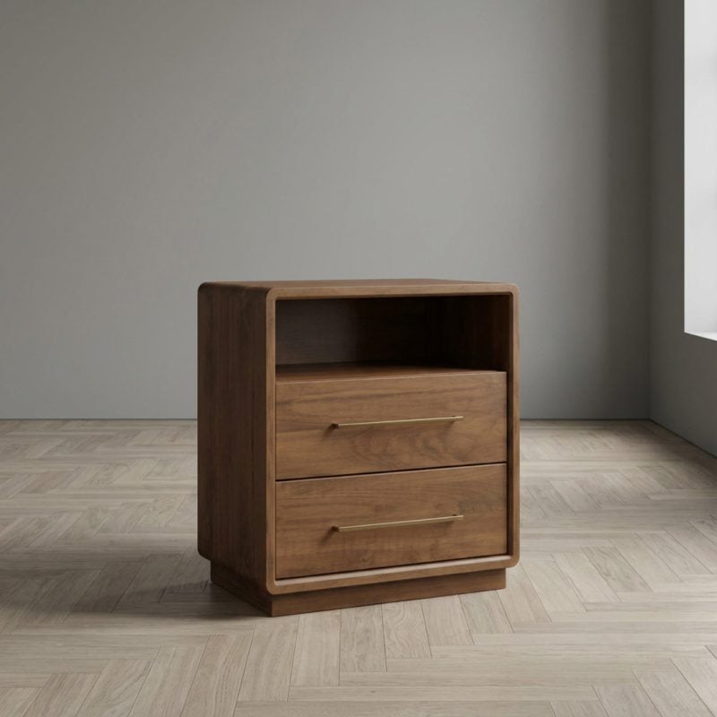Evan 2 Drawer Nightstand