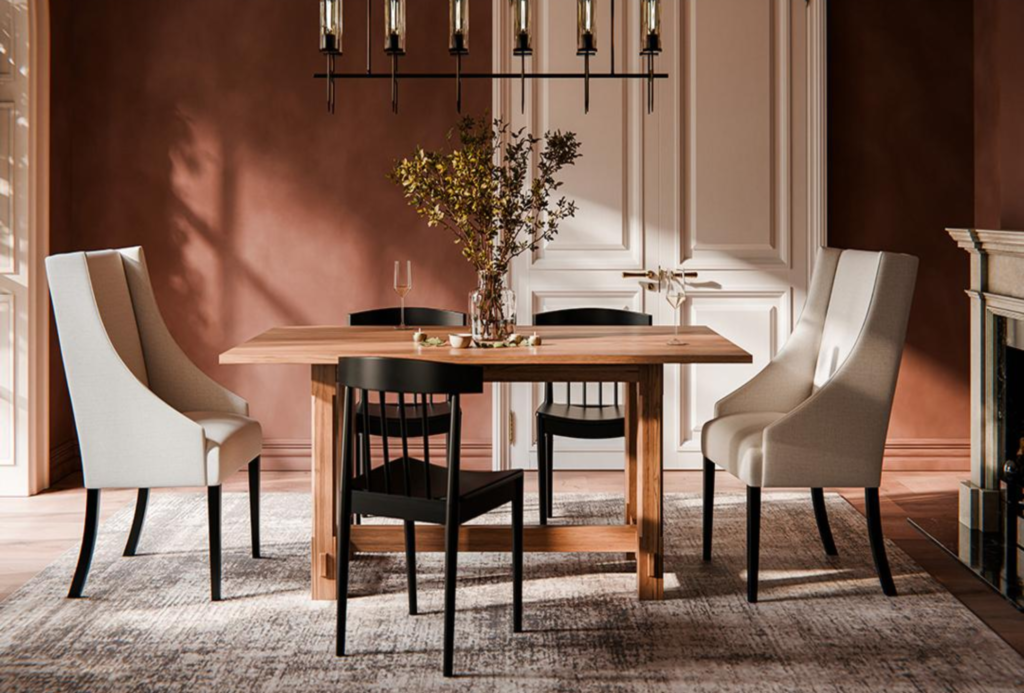 Shown in Rustic Hickory Almond Stain