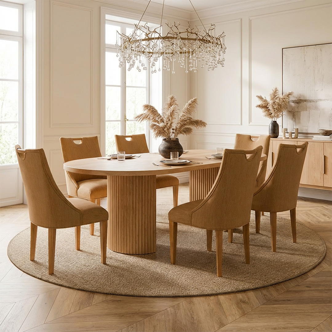 Ruby Double Pedestal Table
