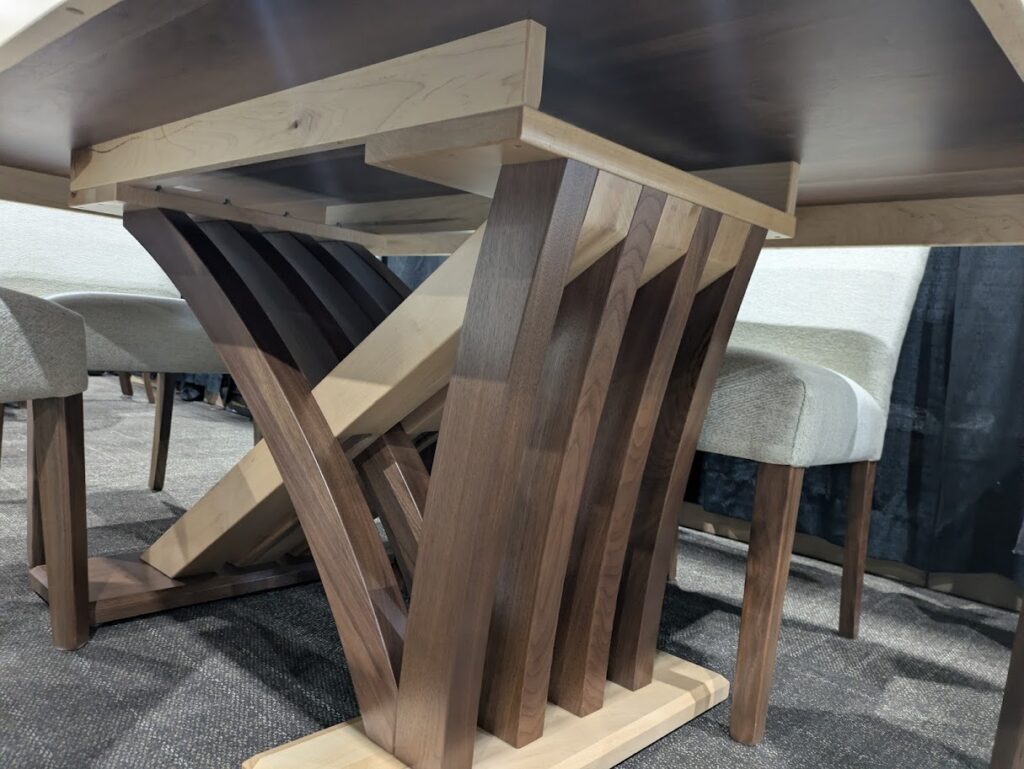 Shown in Brown Maple and Walnut Natural Stains