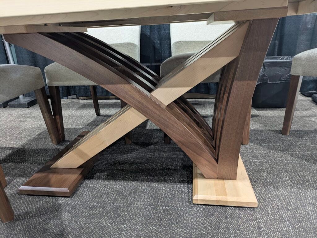 Shown in Brown Maple and Walnut Natural Stains