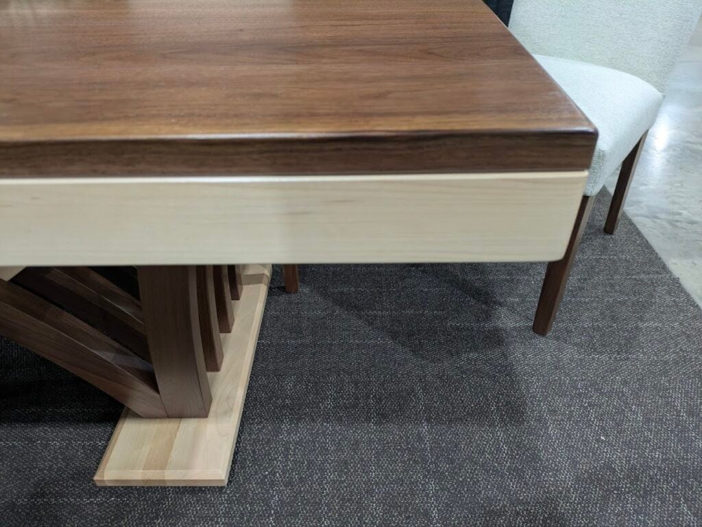Shown in Brown Maple and Walnut Natural Stains
