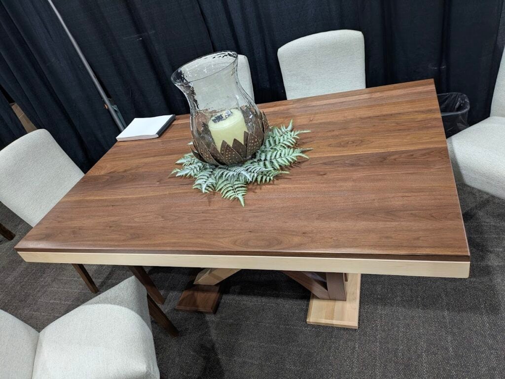 Shown in Brown Maple and Walnut Natural Stains