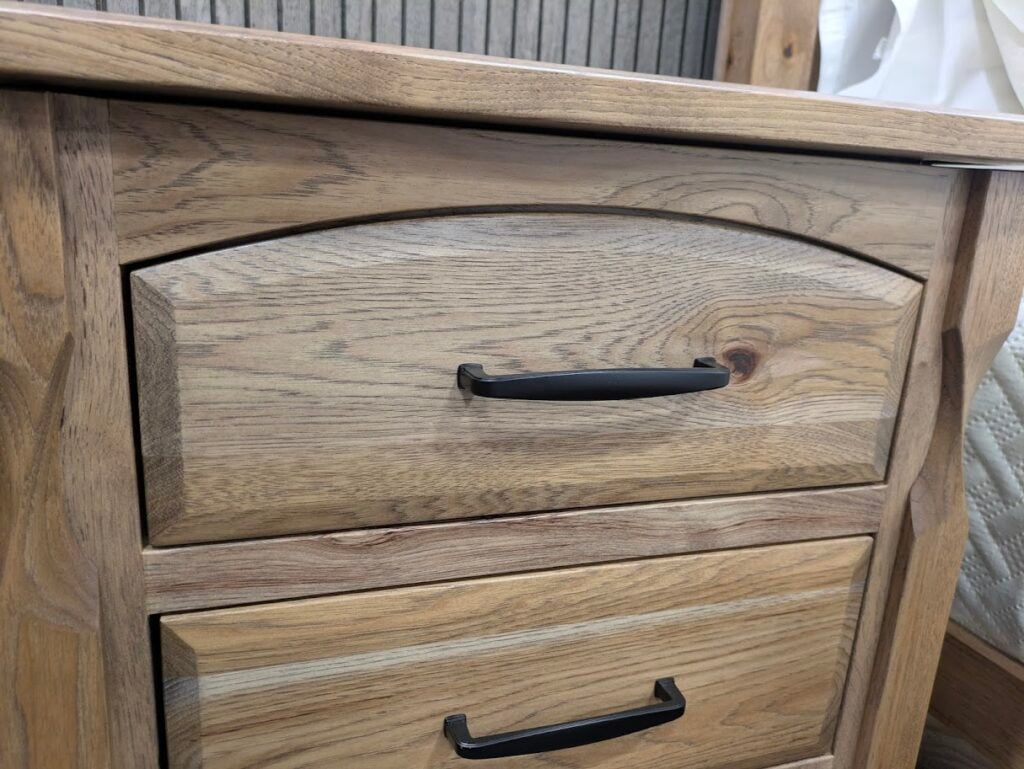 Shown in Rustic Hickory Cappuccino Stain