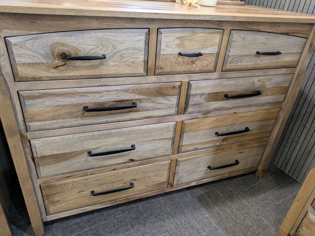 Shown in Rustic Hickory Cappuccino Stain