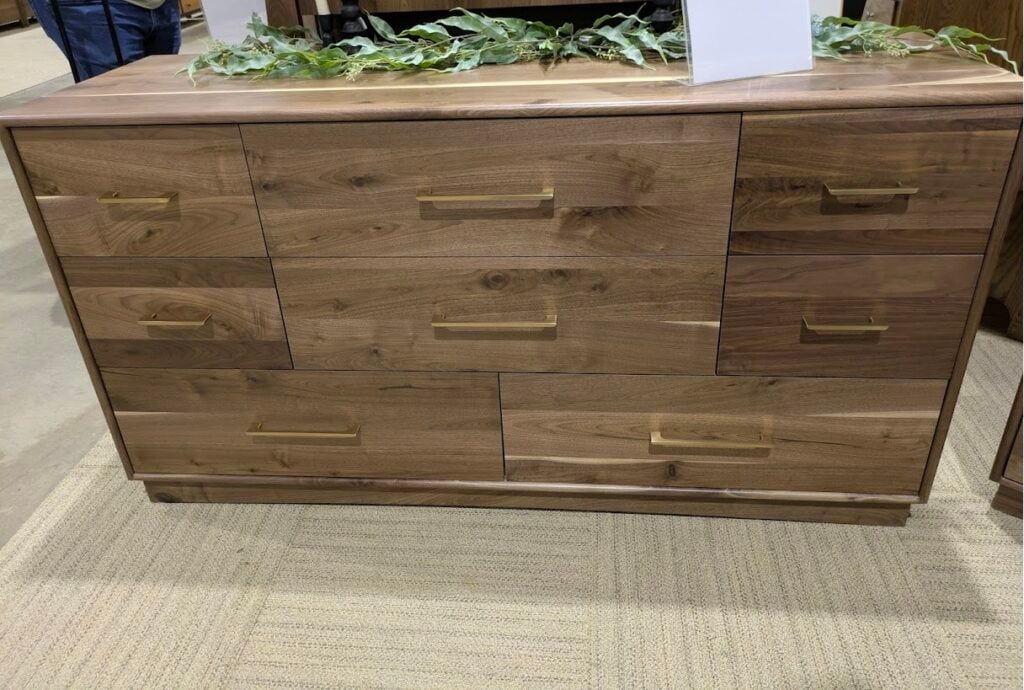 Shown in Natural Walnut