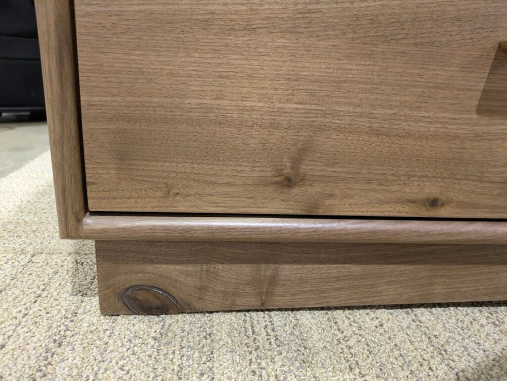 Shown in Natural Walnut