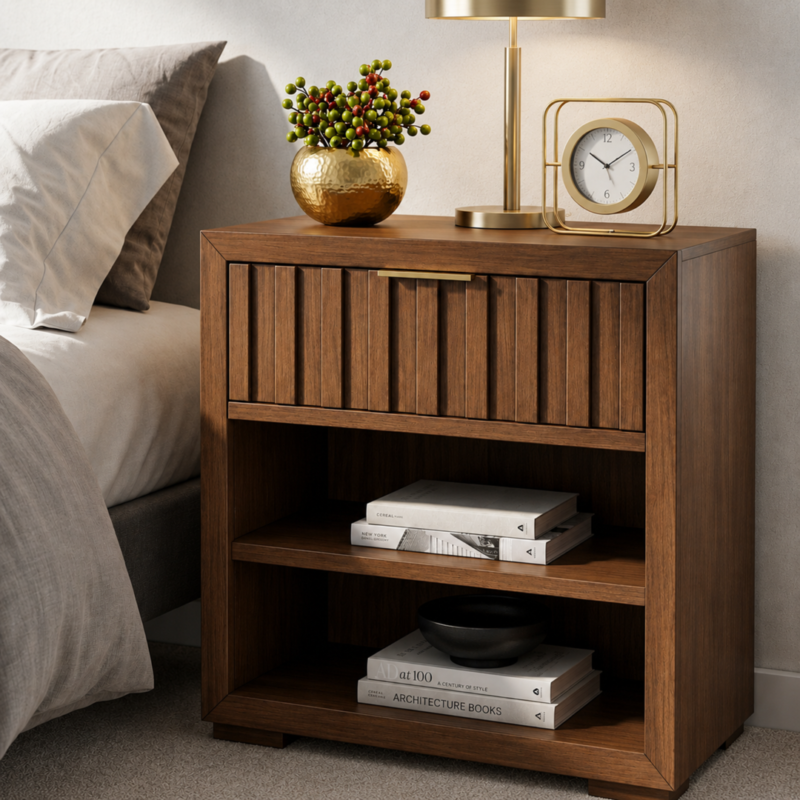 Cosmo 1 Drawer Nightstand