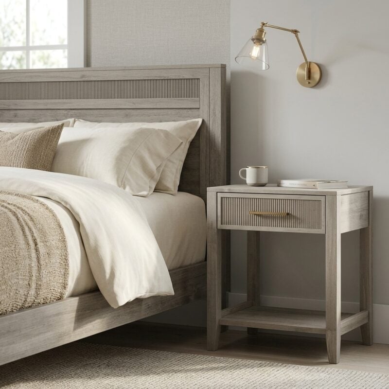 Octavia 1 Drawer Nightstand