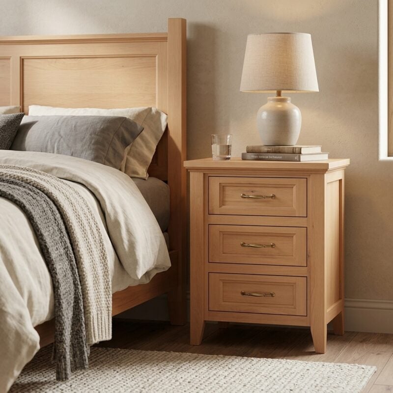 Brandon 3 Drawer Nightstand