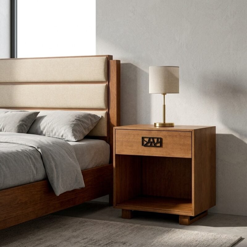 Milani 1 Drawer Nightstand